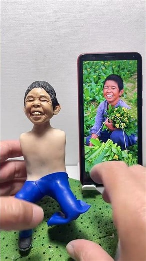 Farmer smile face doll ☺️very awesome creation👈👈#shorts #ytshorts