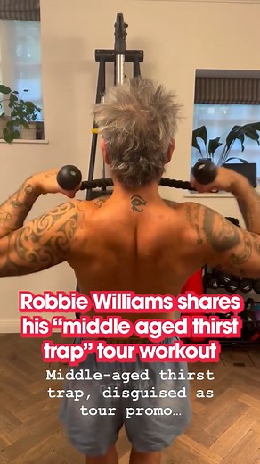 If this is Robbie's tour promo then keep it coming! He is clearly proving that you can be in the best shape of your life at 51 years old 😍 | Heart