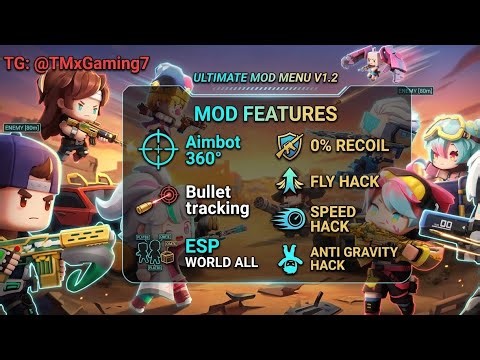 MINIWORLDROYAL MOD MENU V1.0.63 | aimbot free wall hack esp line 0%Recoil |100% safe No banned