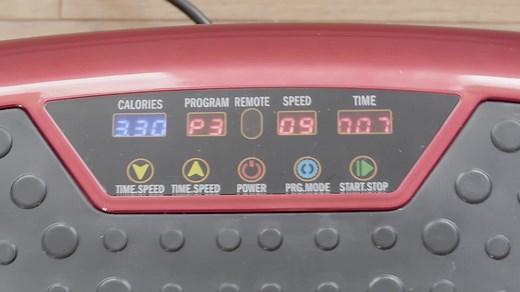 VIBRAPOWER Slim 2 Power Vibration Plate Trainer with Free DVD, Resistance Bands + Remote Watch