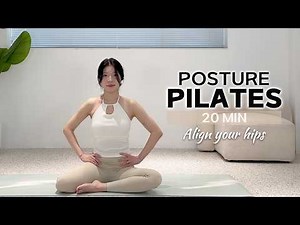 20 MIN FIX POSTURE PILATES WORKOUT – Improve Pelvic Balance & Alignment