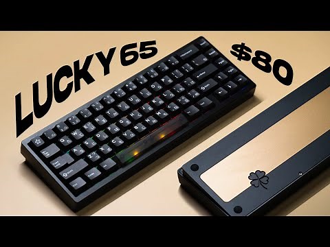 Thocky Budget Keyboard - Lucky65 Build & Sound Test