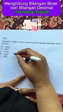 How to Convert Decimal Numbers to Binary Numbers #shortvideo #digitaltechnology #physicsquestions