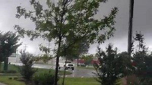 WOW! Watch as a tornado rips apart a roof on a Chesterfield business. (Source: John Guth) * WARNING: Video contains graphic language. | 12 On Your Side
