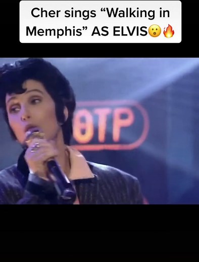 Cher Sings Walking in Memphis as Elvis | Legendary Performance