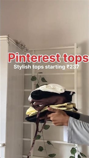 *PINTEREST TOPS* Haul From Meesho 🤯🌷 | super Stylish Tops Starting 237 ! 😳 #shorts #meesho
