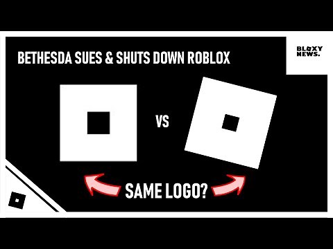Roblox just got SUED by Bethesda for COPYING Logo!