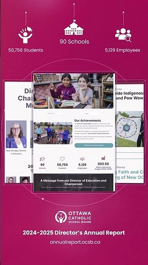 2024-2025 Director's Annual Report Now Live! #OCSB
