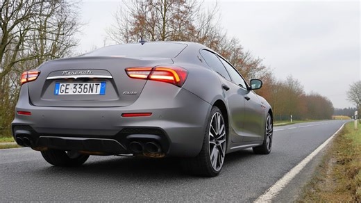 Maserati Ghibli acceleration POV & sound