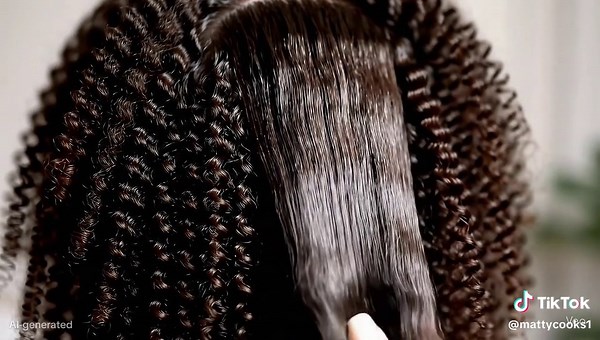 Curly Hair ASMR: Brushing Out My Curls with AI