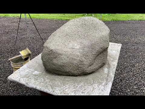 Making a rock using a cardboard form (part-2)