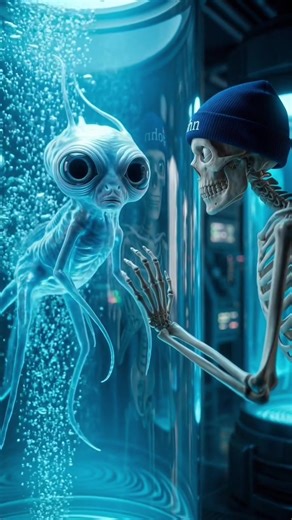 What happens if you sneak into area 51? #area51 #alien #skeleton | alien