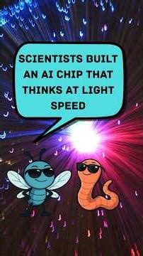 Scientists Built an AI Chip That Thinks at Light Speed #ai #lablucid #facts #science
