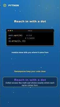 Modules & import | Python in 2 Minutes