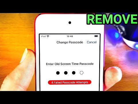 How To BYPASS & Get Rid Of Screen Time or Restrictions Passcode on any iPod Touch model!