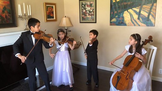 447K views · 10K reactions | VC RISING STAR OF THE WEEK | The San Francisco-based Stars Aligned Siblings Quartet is quickly building an international following as an emerging young ensemble of enormous potential https://theviolinchannel.com/vc-rising-star-stars-aligned-siblings-string-quartet/ VC Rising Star Stars Aligned Siblings Quartet | Mozart | Eine Kleine Nachtmusik | 2020 | The Violin Channel | Facebook