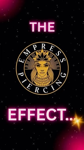 Empress Piercing on Instagram: "We call it, The Empress Effect 🖤✨… Piercings revolutionise who you are and what you stand for. Are you ready to make your statement? ✨ Walk Ins welcome across all of our Studios, 7 days a week, 10am till 6pm. To prebook and be prioritised, click the Book Now button on our profile 🖤 #theempresseffect #empresspiercing #newpiercing"