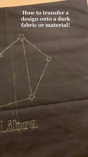 Tutorial: Transferring Designs onto Dark Fabric