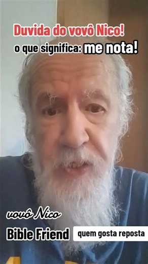 Grandpa Nico's question: what does "me nota" mean? 🇩🇪🇪🇦🇨🇵🇮🇹🇵🇹🇬🇧🇧🇷 #languages ​​#idioms #english #...