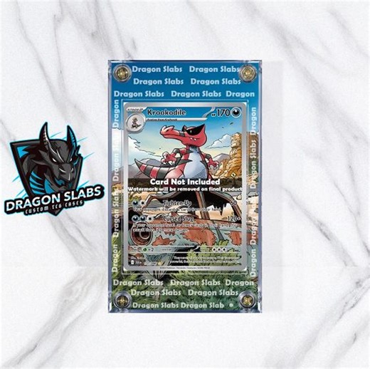 Pokemon Krookodile IR 137/086 Black Bolt Extended Artwork Case - Etsy