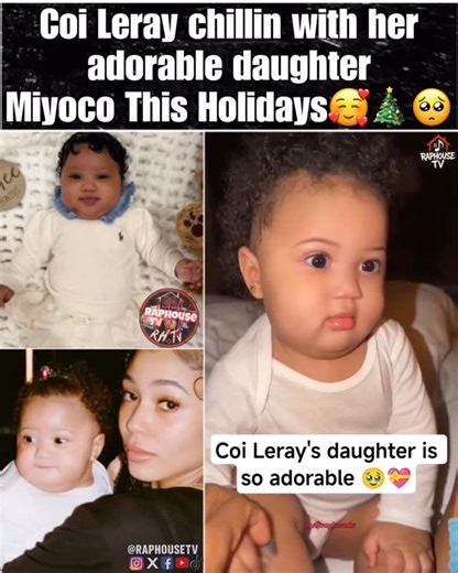 Coi Leray seen chillin with her daughter miyoco 🥺🥰 | Raphouse TV