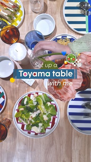 14K views · 36 reactions | Set up my Toyama dining table with me...
