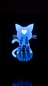 Sailor Moon DIY Lightbox 🌙💡 ✂️ Do you like it? Make the same! You can find full DIY tutorial and printable templates for cutting via the link in my profile description 🔗 #sailormoon | Dr. Papperoni