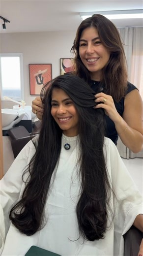 Tais Costa | Salão de Beleza on Instagram: "Design de corte personalizado, respeitando o desejo da cliente. Comprimento preservado, resultado impecável 🤍🤩 #taiscostabeautymoment #salaodebelezacampinas #pivotpoint #swissparkcampinas"