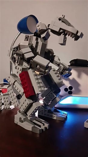 Lego Godzilla feels pain