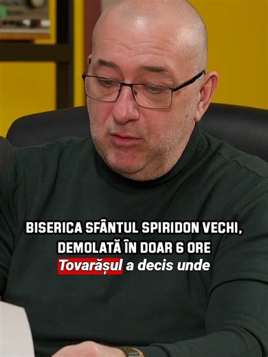BISERICA SFÂNTUL SPIRIDON VECHI, DEMOLATĂ ÎN DOAR 6 ORE Biserica Sfântul Spiridon Vechi a fost demolată în doar șase ore, la decizia lui Nicolae Ceaușescu. O parte dintre elemente au fost salvate de oameni, pentru a putea fi reconstruită, dar cele mai multe s-au pierdut. Powered by @creditprime.romania #vreausastiu #catalinoprisan #boofmedia #teohossu