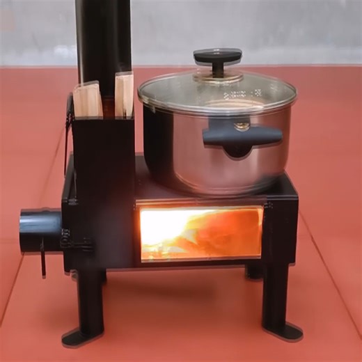 507K views · 7.6K reactions | How to make a wood stove Metal heating stove is amazing. | Random Crafts DIY | Facebook