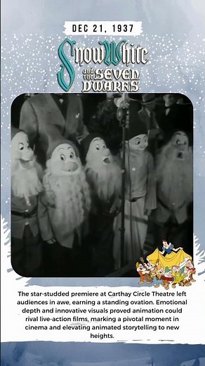 On This Day: December 21, 1937: Snow White and the Seven Dwarfs Premieres