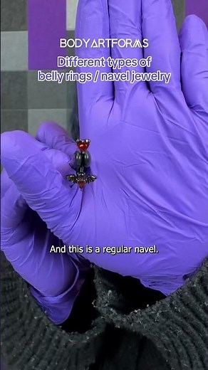 Different Styles of Navel Jewelry / Belly Button Piercing Jewelry #shorts