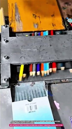 Automatic Colored Pencil Packing Machine Capacity 30–60 Boxes per Minute