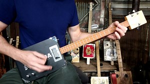 Chicago artists such as Muddy Waters and Buddy Guy used the Delta blues to shape their own electric-blues style. Now you can shape your own electric-blues style with the "Chicago" Electric 3-String Cigar Box Guitar Kit. More than just a cigar box guitar kit, the "Chicago" is a step towards creating your own electric-blues history. | C. B. Gitty Crafter Supply