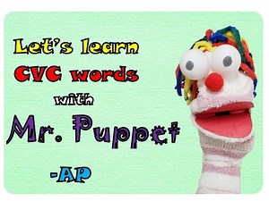 Let's learn CVC words with Mr. Puppet