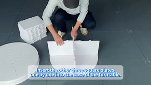 Hestiasko Rotating Shoe Rack, 7-Tier Spinning Shoe Rack, Free Standing Rotating Shoe Rack Tower 360°, Easy to Assemble, Space-Saving Revolving Shoe Organizer for Entryway - White