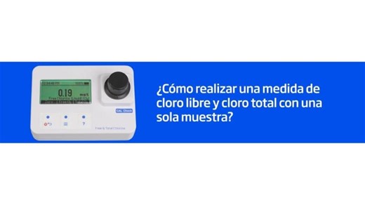 Video tutorial HANNA: cómo medir cloro libre y total simultáneamente con el fotómetro HI97790 | HANNA Instruments España