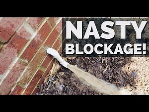 I wasn't going to let this nasty drain beat me!! How to backwash a clogged AC condensate drain line