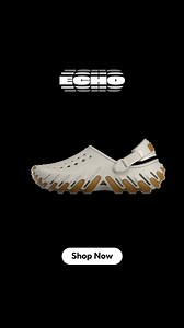Meet the Echo Gum RO Clog — bold, sculpted, and streetwear-inspired. With a new rubber outsole for traction and LiteRide™ comfort inside, it’s made to stand out and go anywhere. | Crocs