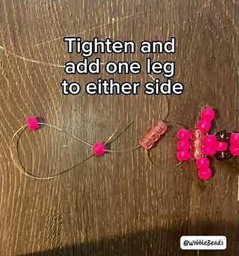 bead lizard tutorial 🦎✨ (pony beads)