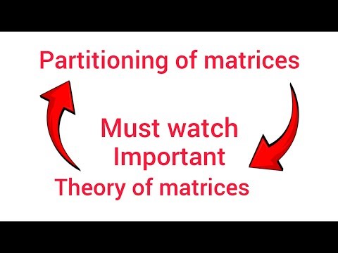 Partioninig of matrices|27|#physicswallah