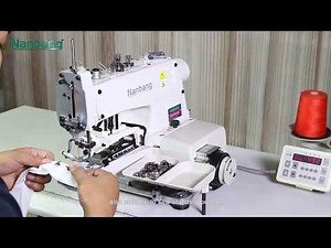 Nanbang NB-373D computerized direct drive button attach sewing machine