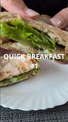 Tortilla Egg Sandwich in 3 Minutes