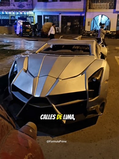Convirtió su Hyundai Accent en un Lamborghini Veneno 🤯#Lamborghini #lamborghiniveneno #tiktok #autos2026