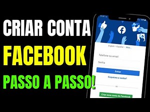 COMO CRIAR UMA CONTA NO FACEBOOK PELO CELULAR 2023