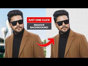 One Click Remove Background In Adobe Photoshop | Remove background in Adobe Photoshop