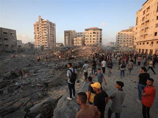 Israel strikes Gaza city high-rise: Residential block flattened in densely populated area