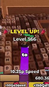 New hidden trick to get Infinite speed in +1 speed keyboard escape #roblox #speedkeyboardescape #OP