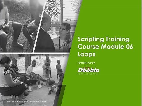 SurveyToGo Scripting Course - Module 06 - Loops (Iterations)